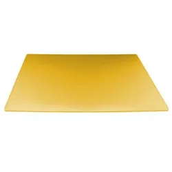 Flexibles Schneidebrett aus Polyethylen, gelb, 60 x 40 cm, H 0,5 cm, für gekochtes Fleisch
