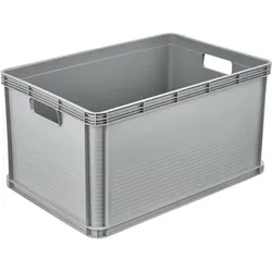 Keeeper - Aufbewahrungsbox Polypropylen 64L Nordgrau 60x40x32 cm - Kollektion Robert
