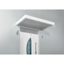 Gutta Rechteckvordach NM 200 weiß, weiß