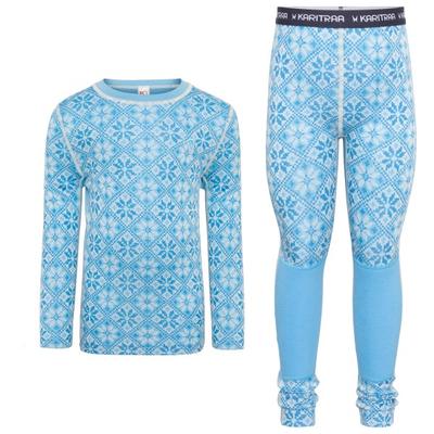 Kari Traa - Kid's Hennie Set 2.0 - Skiunterwäsche Gr 122 blau