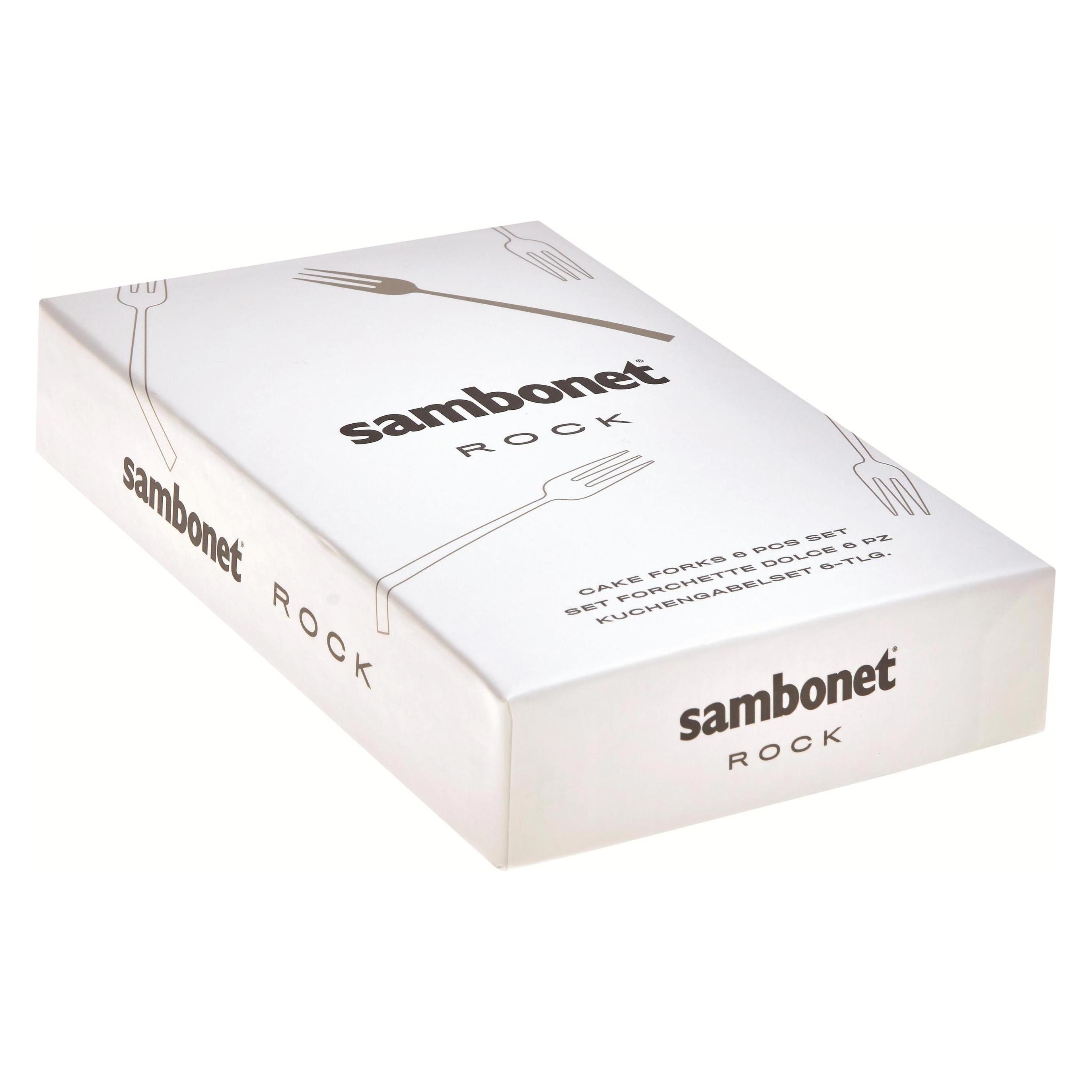 Sambonet Rock Kuchengabeln-Set 6-tlg. (6 Stk.) (52562A55)
