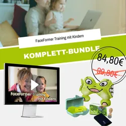 FaceFormer Kinder Set + Faceformer-Training für Kinder: Webinar-Aufzeichnung mit praktischen Übungsmodulen - Türkis