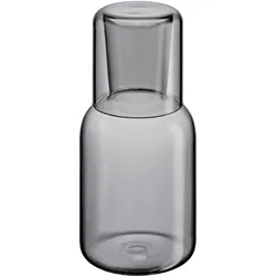 Cilio Wasserkaraffe mit Trinkglas LORENZO grau