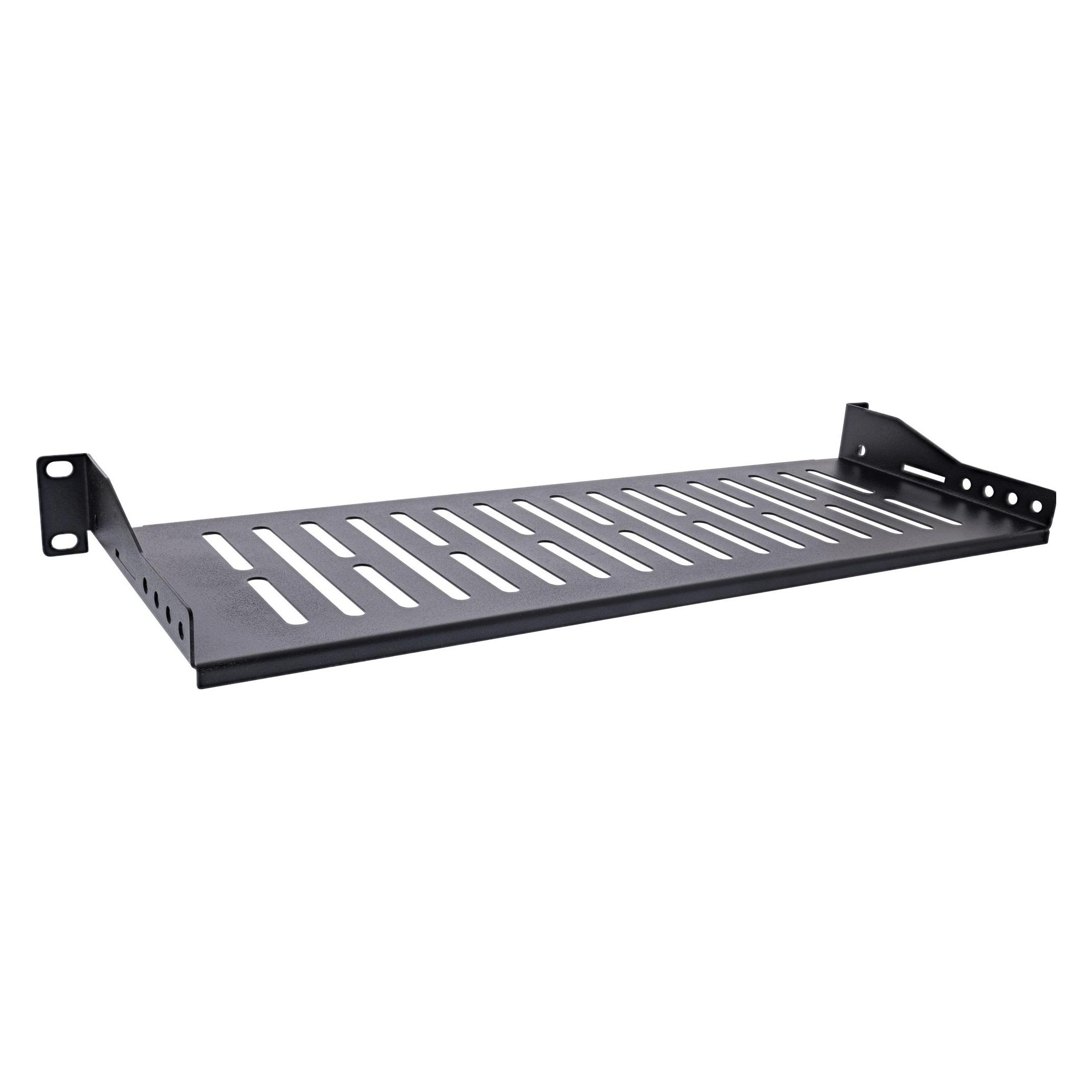 InLine 19" Fachboden, 150mm, 10kg, 1HE, RAL 9005 schwarz (19114A)
