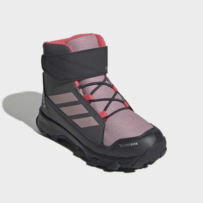 Winterboots ADIDAS TERREX "SNOW CF CLIMAWARM KINDER", Kinder, Gr. 40, rosa (magic mauve, magic mauve, grau six), Synthetik, Textil, Schuhe Winterboots, Winterboots