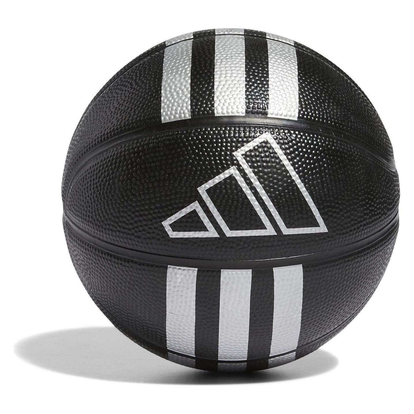 Adidas 3-Streifen Rubber Mini-Basketball (3) (HM4972)