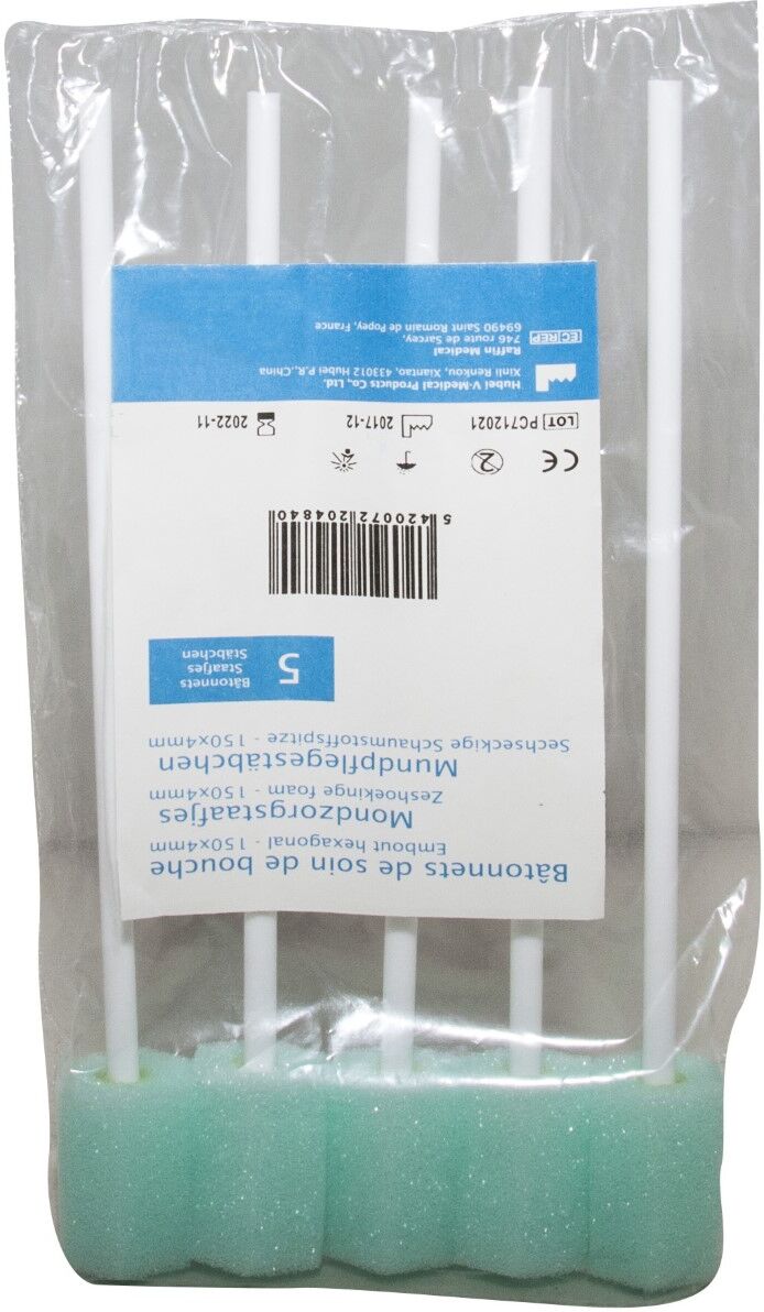 GMEDI - Denta Swab Baton 5 Pièces