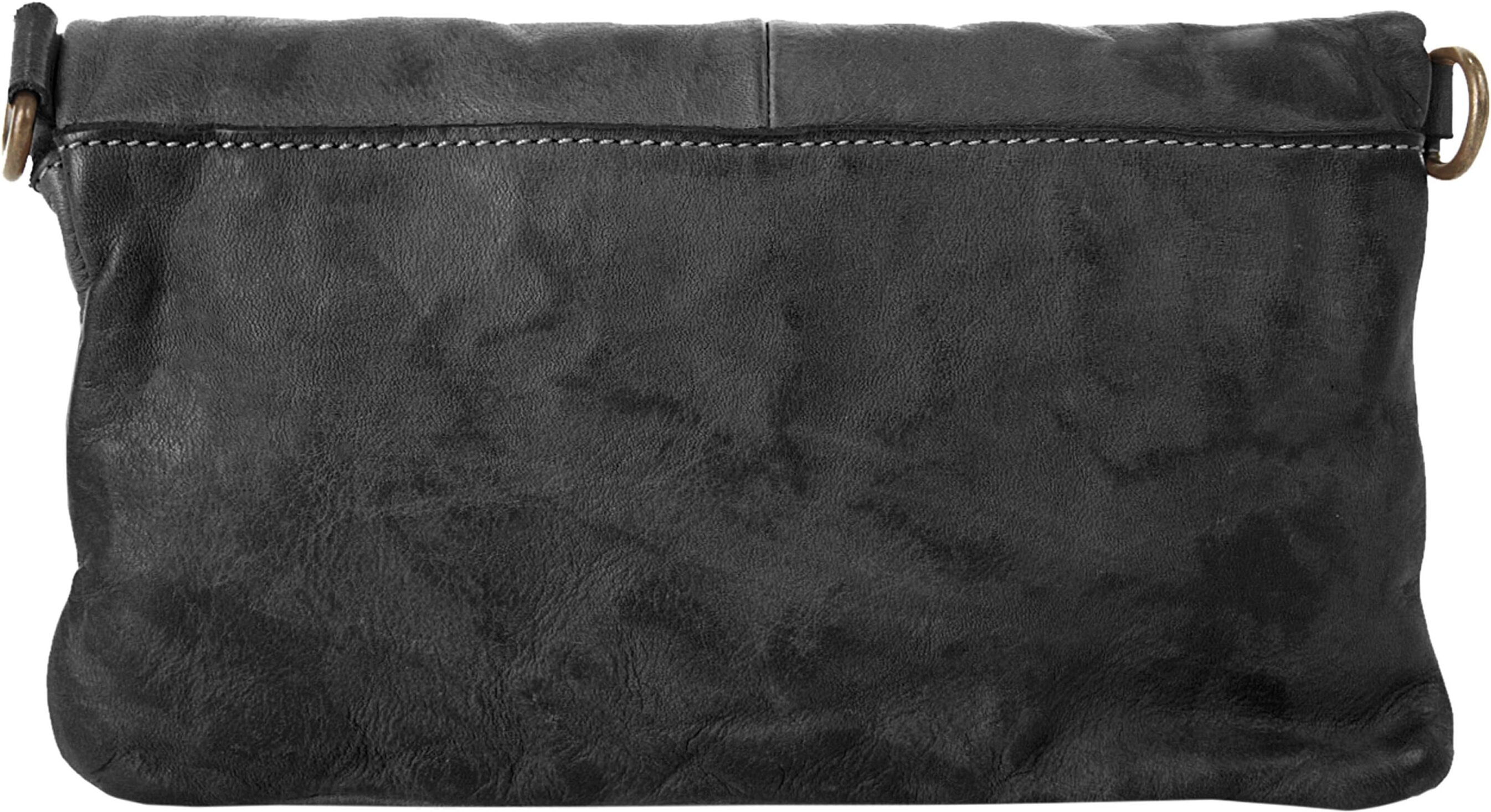 Abendtasche CLUTY "CLUTY Damen echt Leder, Made in Italy", Damen, Gr. B/H/T: 20cm x 13cm x 3cm onesize, schwarz, Leder, Taschen Abendtasche, echt Leder, Made in Italy schwarz B/H/T: 20cm x 13cm x 3cm onesize