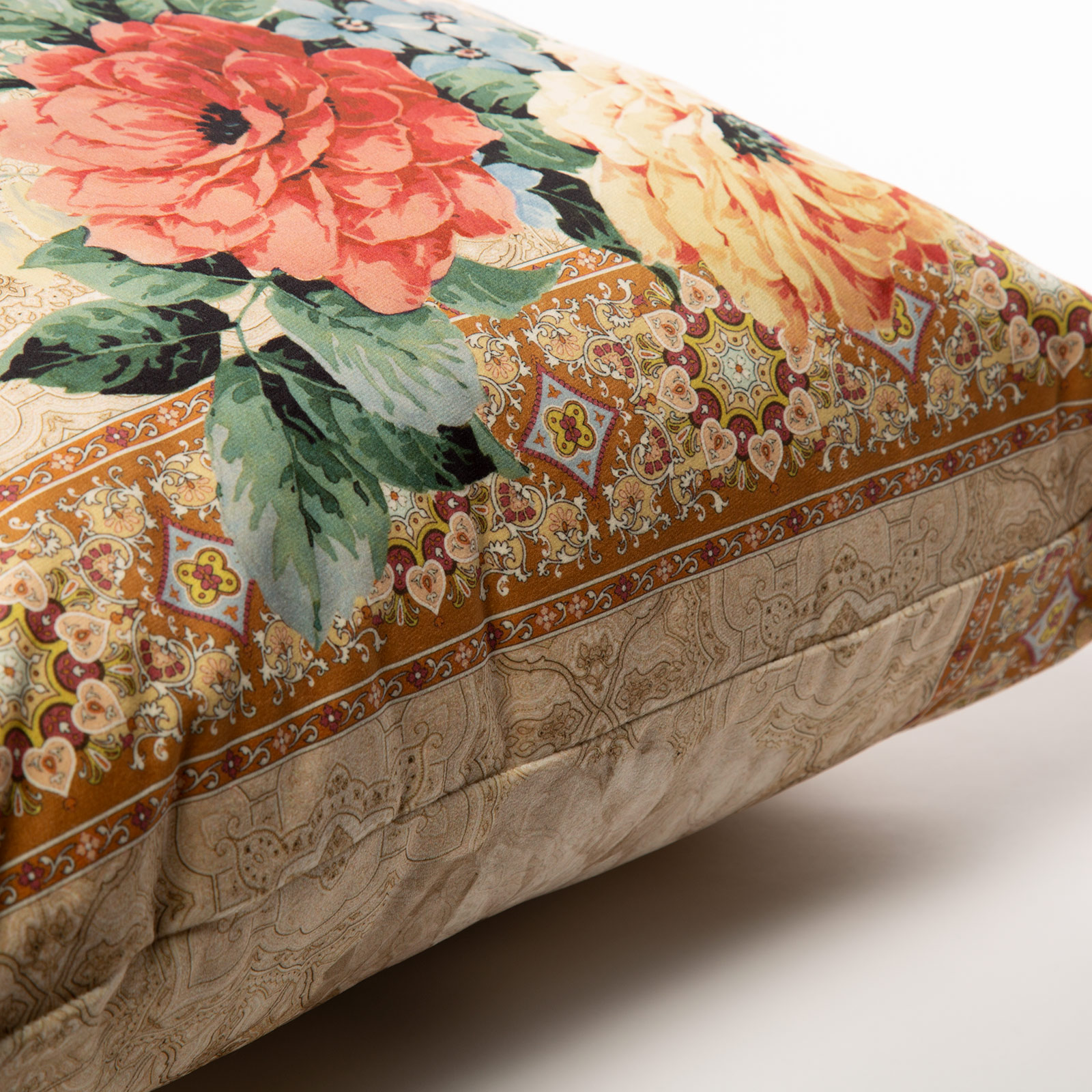 Cuscino d'arredo in Velluto Royal Velluto CM. 50X50 Modern Winter Cottage Oro Caleffi