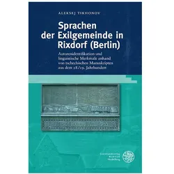 Tikhonov:Sprachen der Exilgemeinde in R, Fachbücher von Aleksej Tikhonov