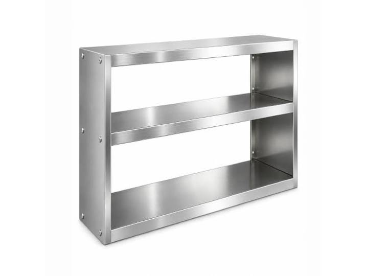 3-Etagen Wandregal aus Edelstahl, Kommerzieller Wand-Organizer für Küchen Küchen-Aufbewahrungsregal, für Restaurant, Hotel, Café und Küche, Gewürze, Teller und Saucen(24in/60cm)