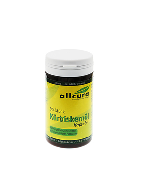 allcura Naturheilmittel GmbH KÜRBISKERNÖL Kapseln 63 g 01452945