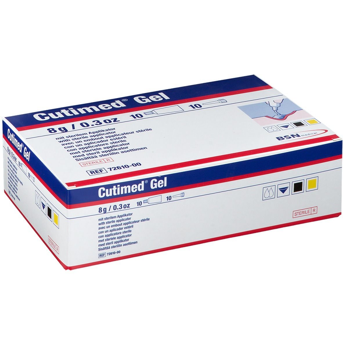 Cutimed Hydrogel amorph 10x8 g Gel