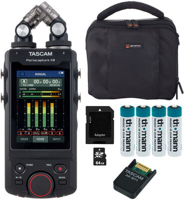Tascam Portacapture X8 Mobile Bundle noir