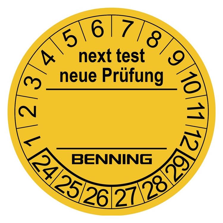 Benning Prüfplaketten 300 St. für Gerä (756212)