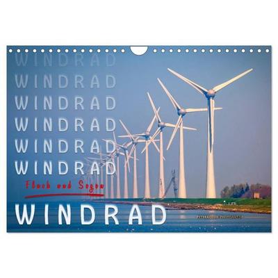 Windrad - Fluch und Segen (Wandkalender 2027 DIN A4 quer), CALVENDO Monatskalender
