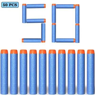 Uplifted Finds Refill Darts Bullets For Nerf N Strike Elite Series Blasters 50 Pcs Sky Blue