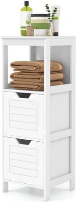 Costway Floor Cabinet Multifunction Storage Rack Stand Organizer