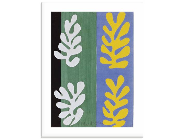 Glasbild ARTLAND Komposition (Der Samt) 2. 1947 , bunt (farbe bild(er): farbig), B:60cm H:80cm, Bilder, Glasbild, in verschiedenen Grössen