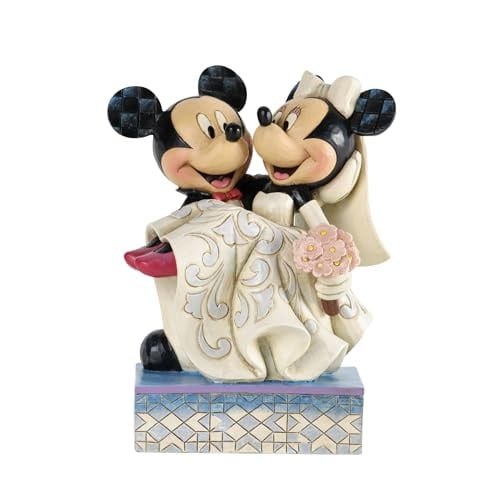 Disney Traditions Mickey & Minnie Wedding Congratulations beeldje