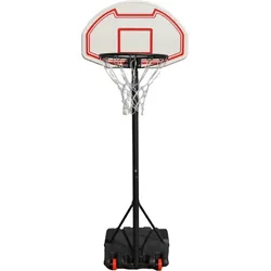 Odin Basketballständer 42 cm Schwarz - Einstellbar von 1,60 m bis 2,1 m - Mit Fuß