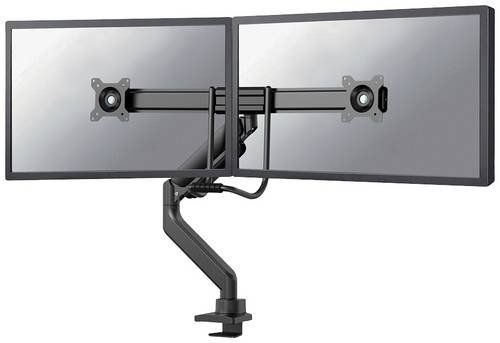 Neomounts DS75-450BL2 Monitor-Tischhalterung 2 Display(s) 43,2cm (17") - 81,3cm (32") Schwarz, Schwarz/Blau Höhenverstellbar