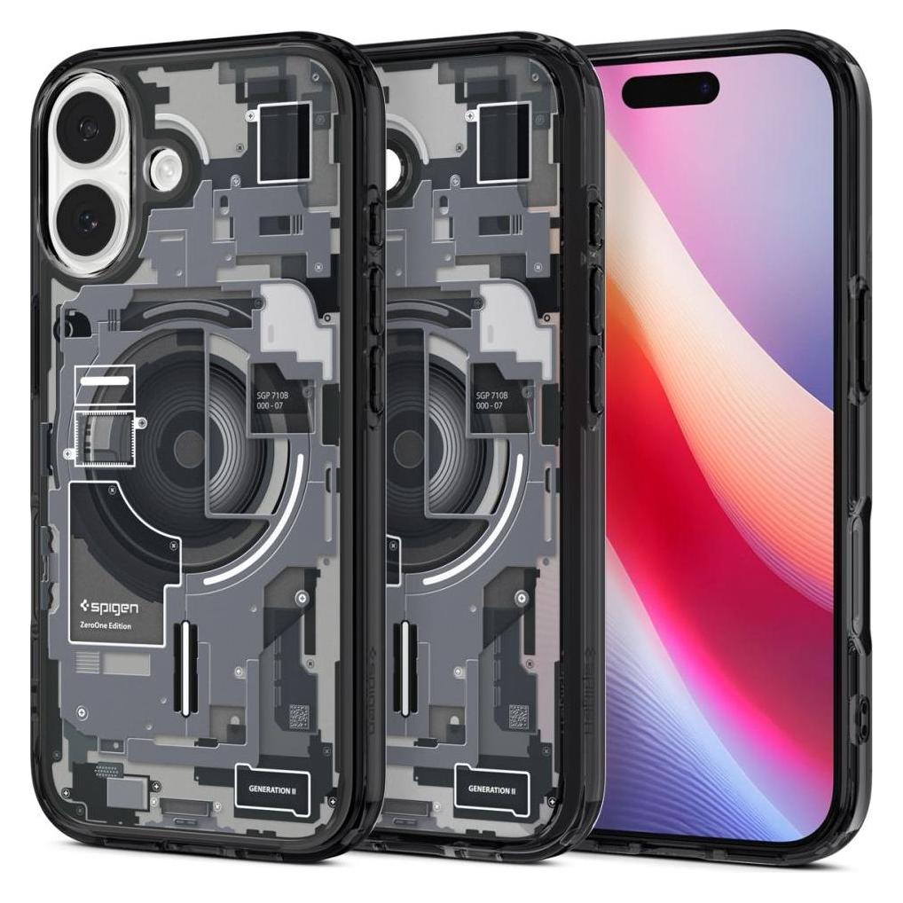 Spigen - Ultra Hybrid Zero One MagSafe - iPhone 17 - Black (Apple iPhone 17) (198875)