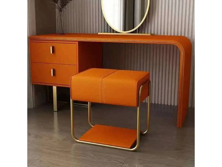 Maison de luxe nordique petite salle à manger créative chambre confortable salon Dressing tabouret carré tabouret léger chaussures tabourets à langer