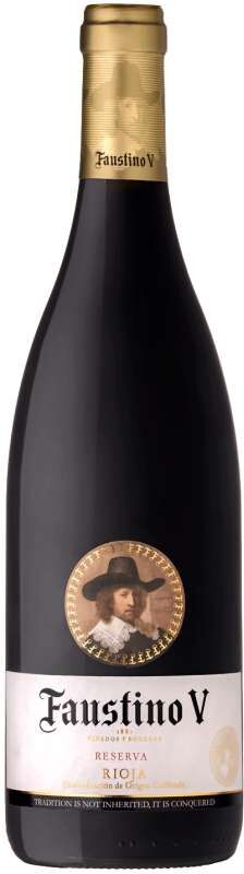 Faustino V Reserva 2018 - Vino tinto de Bodegas Faustino, España, 13,50% vol.