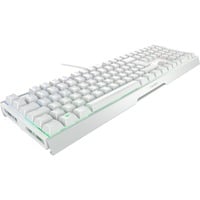 XTRFY MX 3.1, Gaming-Tastatur weiß/silber, DE-Layout, Cherry MX2A Brown