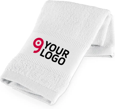 Asciugamano palestra cotone 430g/m² 30x50cm  bianco Personalizzate o neutre