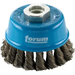 Topfbürste Stahldraht M14 65x0,50mm gezopft