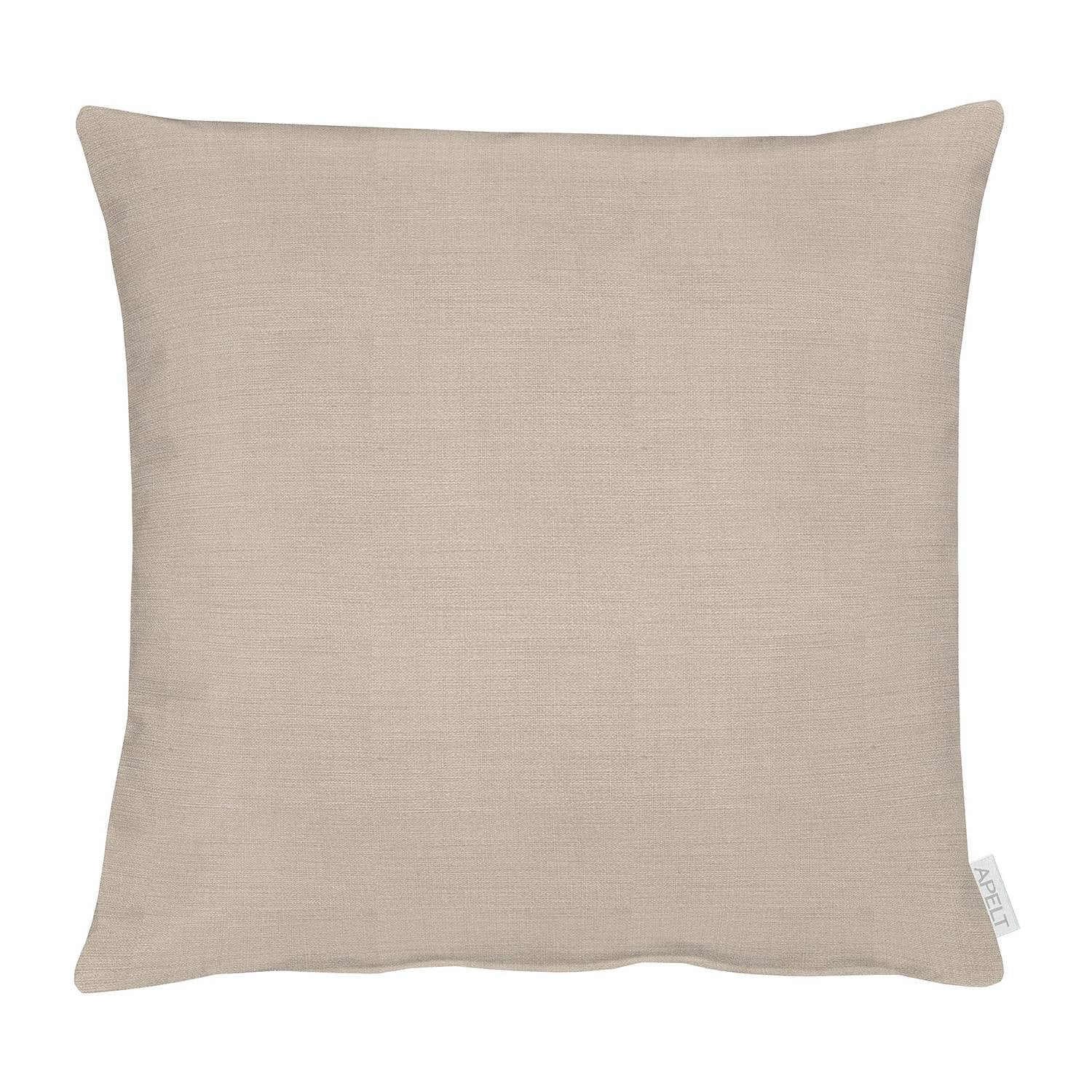home24 Kussensloop Apart grijs/taupe van geweven katoen, 49 x 49 cm