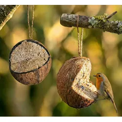 2er-Set Wildvogelfutter in Kokosnuss