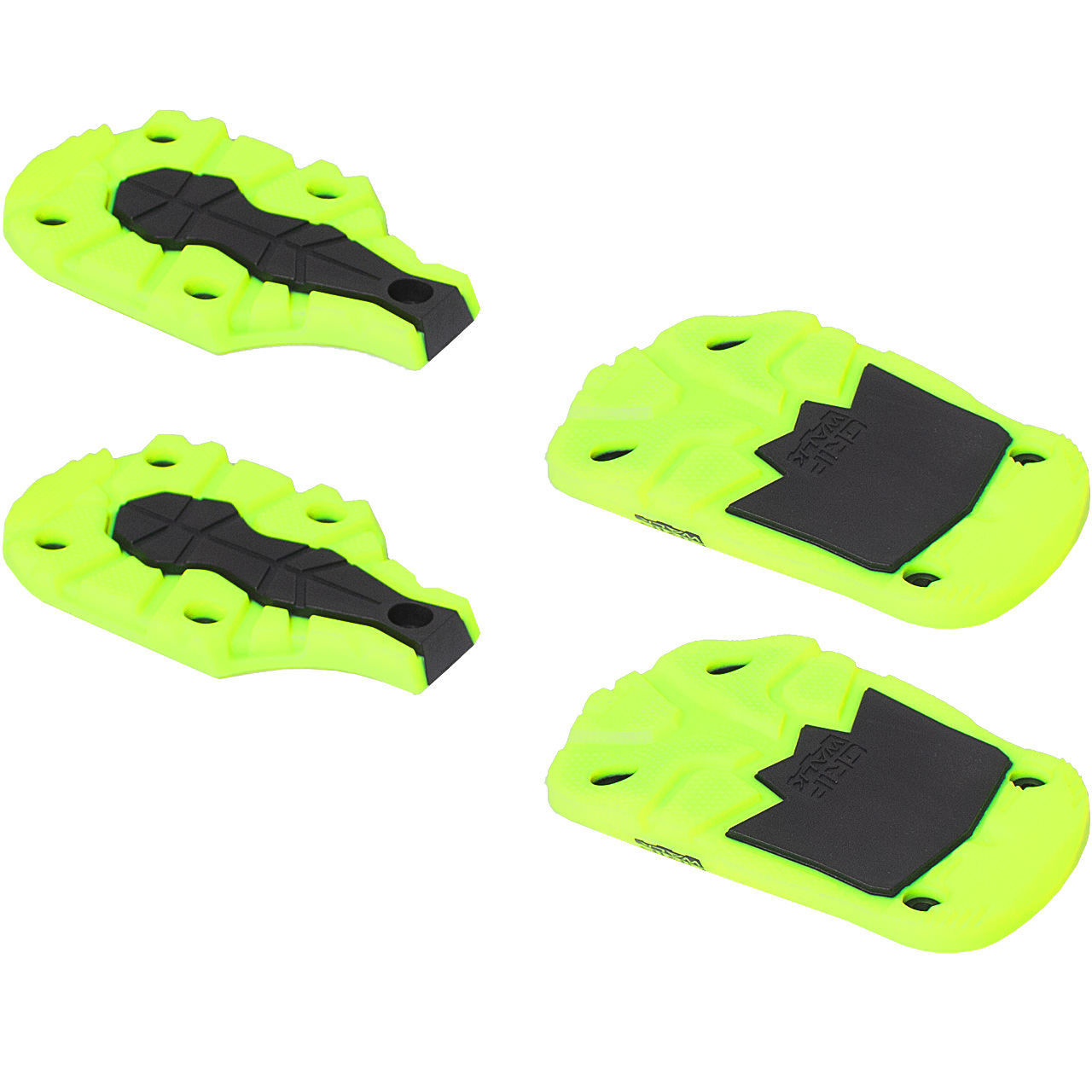 Fischer GripWalk Sohlenplatten yellow/black inkl. Schraubensatz