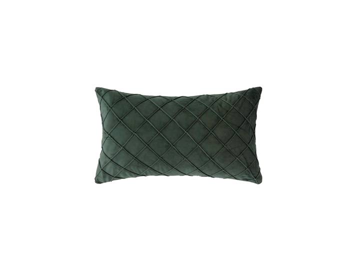 Kissen CARO dunkelgrün 50 x 30 cm