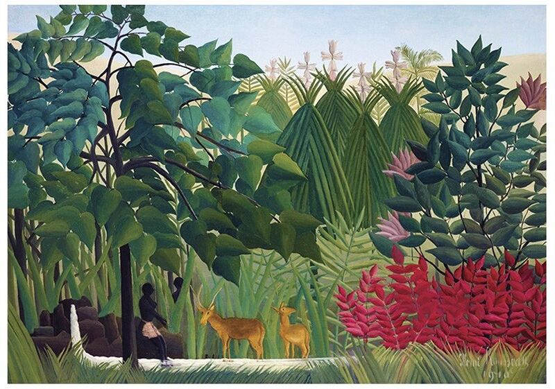 Puzzle 1000 pcs La cascade : Le Douanier Rousseau - Calypto