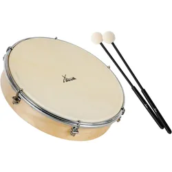 XDrum HTM-10S 10" Handtrommel mit Schlägel Set