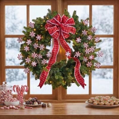 Regency International "32"" Gingerbread Snowflake Spray Set of 2"