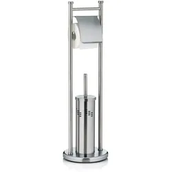Toilettengarnitur SWING (DH 22x77,50 cm) - silber - DH 22x77,50 cm