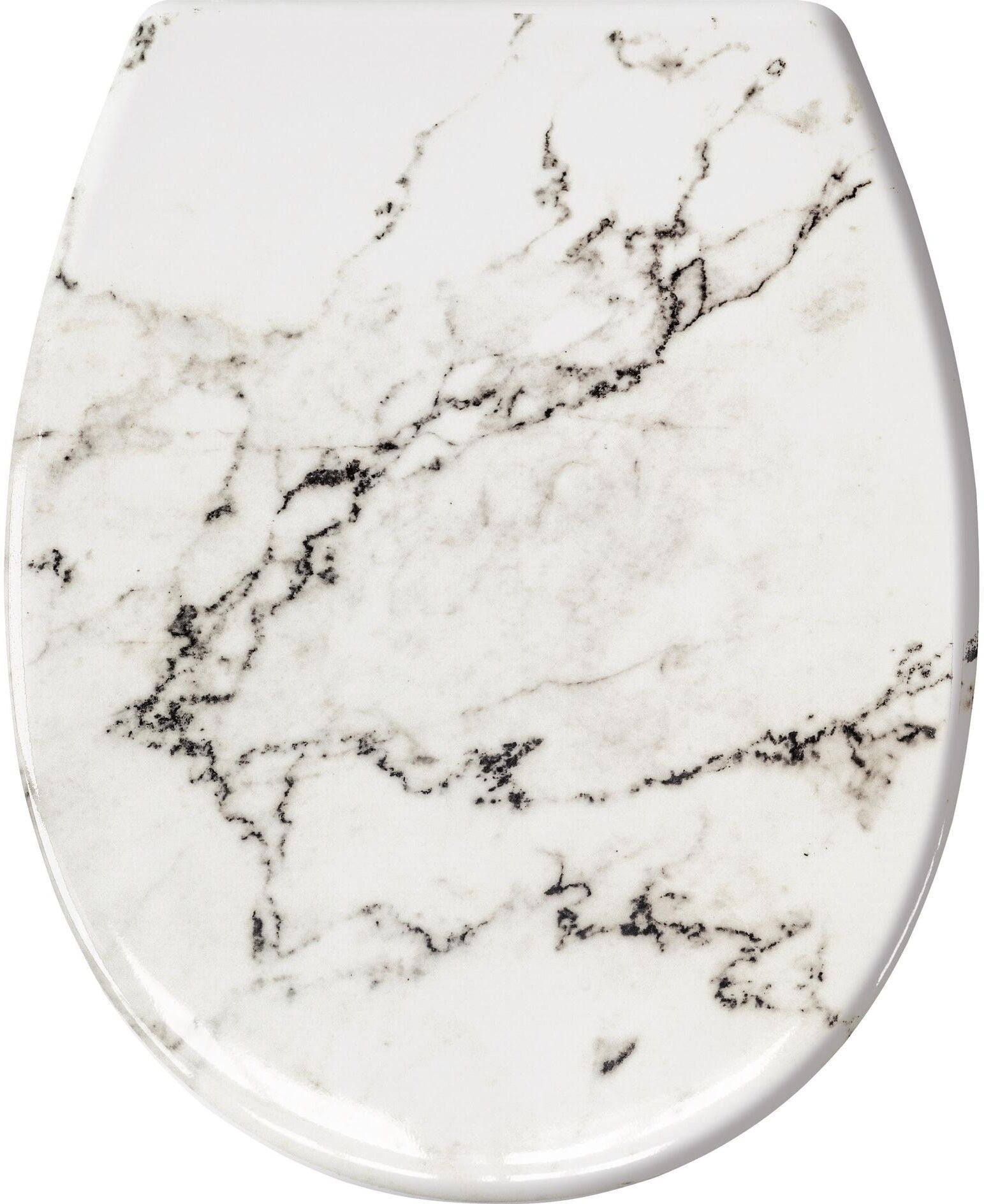 WC-Sitz KLEINE WOLKE "Marble", bunt, B:37cm L:45cm, Kunststoff, WC-Sitze, WC-Sitz bunt Einheitsgröße