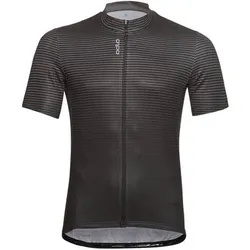 ODLO Herren Shirt Stand-up collar s/s full zip E, Größe S in Weiß Weiß