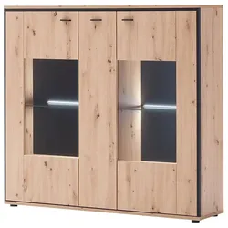 Primo Highboard  Argon ¦ holzfarben ¦ Maße (cm): B: 153 H: 143 T: 38.0