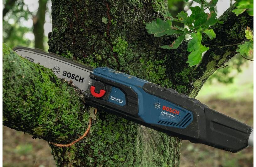 Hochentaster BOSCH PROFESSIONAL "GKE 18V-25 TP Solo", blau, Gartenscheren-Maschinen, Hochentaster, ohne Akku und Ladegerät blau Einheitsgröße