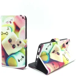 König Design Schutz Hülle für Wiko Pulp Marshmallows Tasche Case Cover Bumper + 1 Panzer Schutz Glas (Wiko Pulp), Smartphone Hülle