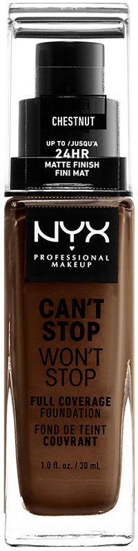 Nyx Professional Make Up CAN’T Stop WON’T Stop full coverage foundation #chestnut