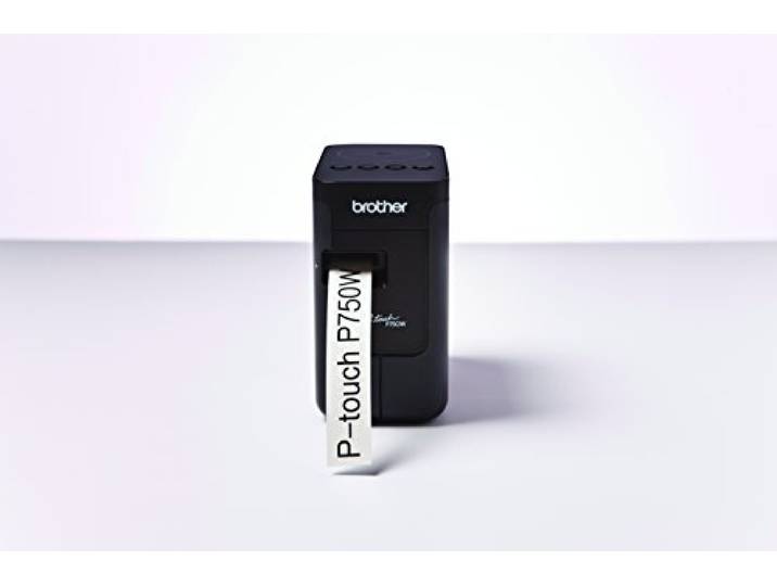 Brother PT-P750W Etiqueteuse Professionnelle Connectable\, Jusqu'à 24 mm\, Découpe Automatique et demi-coupe\, NFC\, Wi-Fi