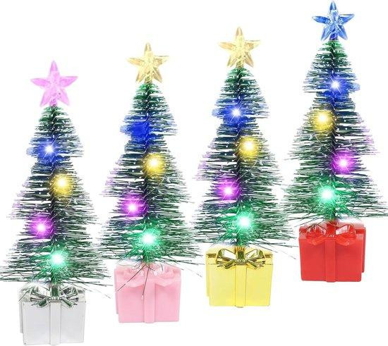 Giugio Mini Kerstboom met Sneeuweffect voor op Tafel, 17 cm