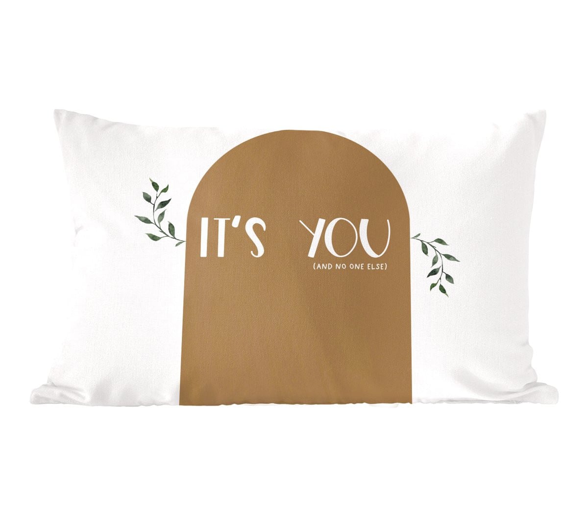 PillowMonkey Sierenkussen met Quotes Relatie - 50 x 30 cm