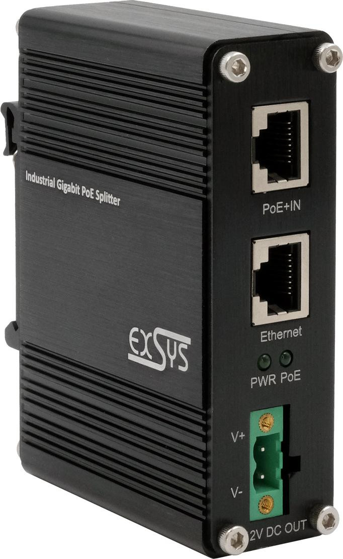 Exsys PoE-splitter EX-60325 Switch - 1 Gbps